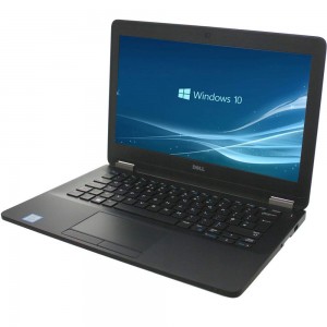 Laptops Refurbished - Dell Latitude E7270 + Webcam - Intel 6th Gen Core i5 2.4GHz - 8Gb 256GB SSD - 12.5"