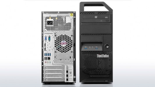 Desktops - Lenovo Thinkstation E32 - Intel 4th Gen i5 3GHz - 8GB 512GB SSD - Tower